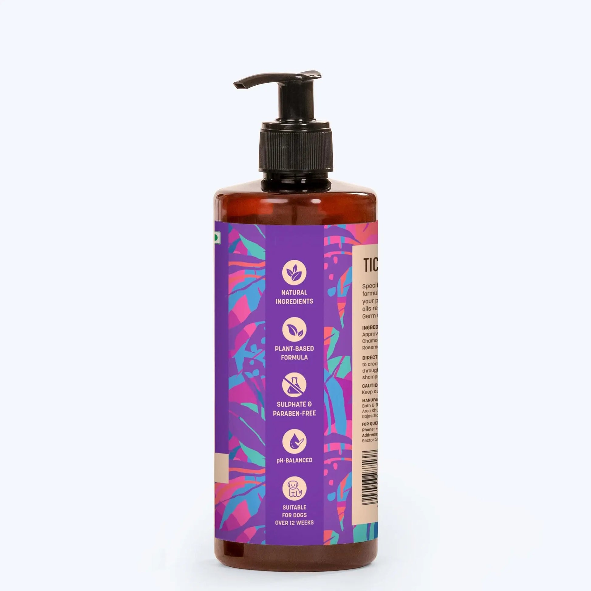 Heads UP for Tails Natural Shampoo (Tick & Flea Repellent Shampoo, 500 ml) Heads Up For Tails