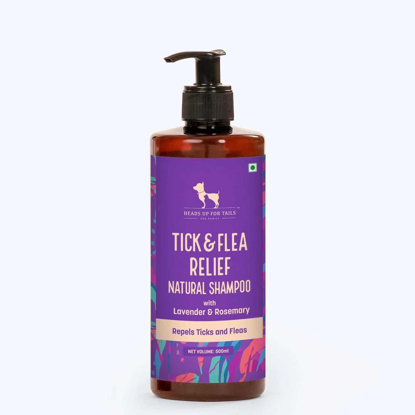 Heads UP for Tails Natural Shampoo (Tick & Flea Repellent Shampoo, 500 ml) Heads Up For Tails