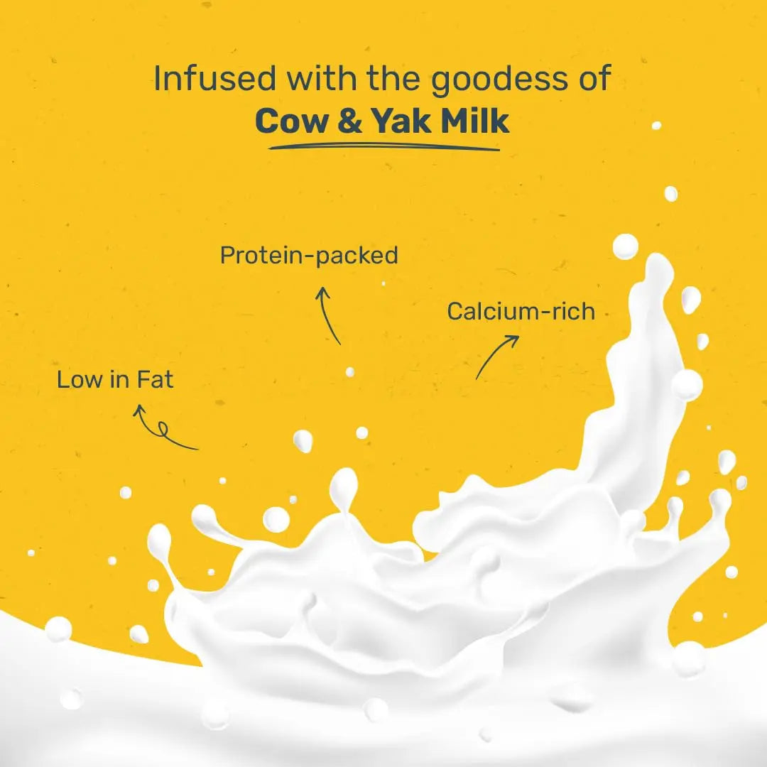 Heads Up For Tails All Life Stages Huft Yakies Organic Dog Cheese Chew Bone(Medium 3 Pcs) Heads Up For Tails