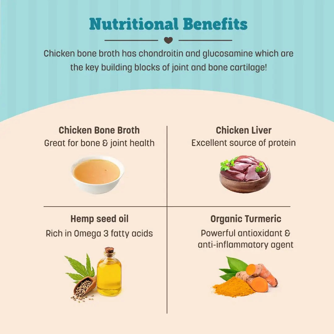 Heads Up For Tails Dog All Life Stages Nutri Wafer Treats Hip & Joint Support - 150 Gm Heads Up For Tails