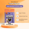 Heads Up For Tails Yum Nums Chicken,Blueberries & Ashwagandha Soft Treat for Senior Dog|High in Proteins|Gluten & Grain Free|Salt & Sugar Free|No Artificial Colours|Farm-Fresh - 70 Gm,Tablet Heads Up For Tails