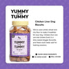 Heads Up For Tails Yummy in My Tummy Real Chicken Liver Dog Biscuits for Puppy & Adult Dog - 800 g | Puppy Treats for Training, Chicken Dog Treats Heads Up For Tails
