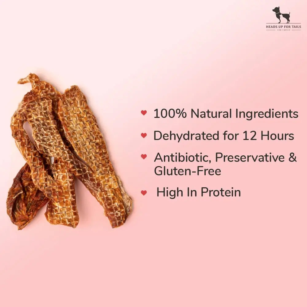 Heads Up for Tails Sara'S Dog Treats Stick for All Life Stages Dogs - Chicken Jerky With Applesauce - 70 G Heads Up For Tails