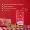 Hearty by Heads Up for Tails - Chicken & Cranberries Dog Biscuits for Adult Dogs & Puppies | Chicken Biscuits, Protein-Rich & Gluten-Free | No Artificial Preservatives | 320 gm Heads Up For Tails