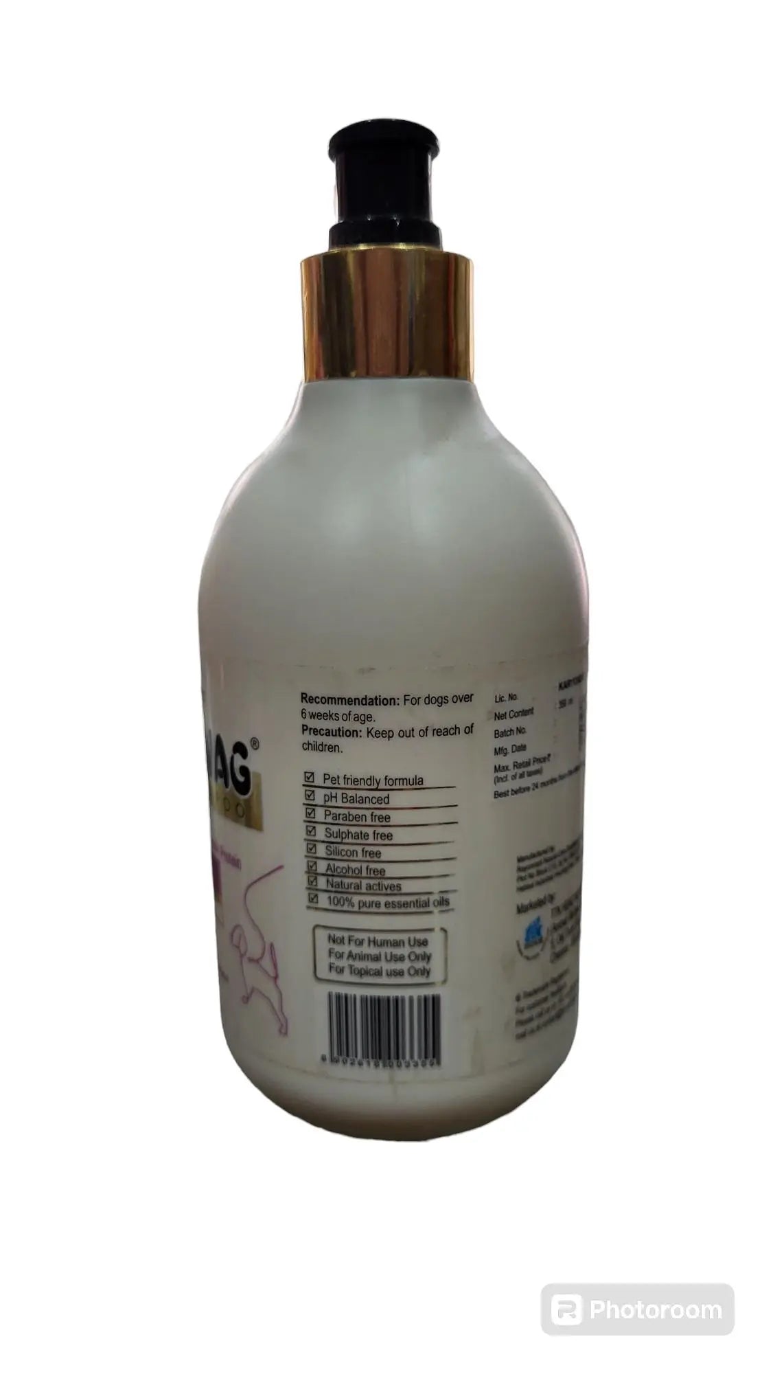 Hug n wag luxury shampoo deodorizing 350ml Amanpetshop-