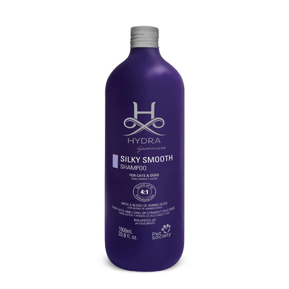 Hydra Silky-Smooth Shampoo, Premium Pet Shampoo for Dogs and Cats, Enhances Coats Ability to Absorb Moisture, Gives Silky & Shine Coat, 1 Liters HYDRA