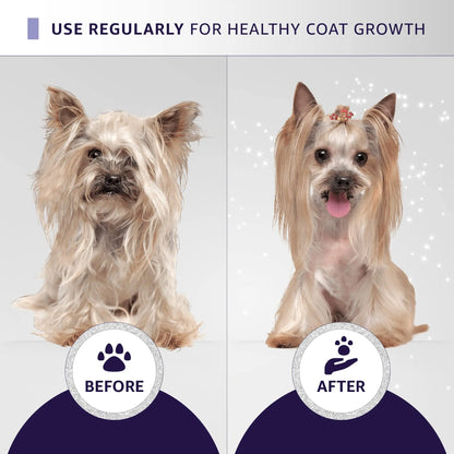 Hydra Silky-Smooth Shampoo, Premium Pet Shampoo for Dogs and Cats, Enhances Coats Ability to Absorb Moisture, Gives Silky & Shine Coat, 1 Liters HYDRA