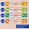 INABA Churu Cat Treats, Grain-Free, Lickable, Squeezable Creamy Purée Cat Treat/Topper with Vitamin E & Taurine, 0.5 Ounces Each Tube, 40 Tubes, Chicken Variety Box INABA