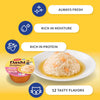 INABA Dashi Cat Treats, Grated Chicken with Bonito Flakes Broth, 2 Ounce Cup, 12 Cups Total, Seafood Variety INABA