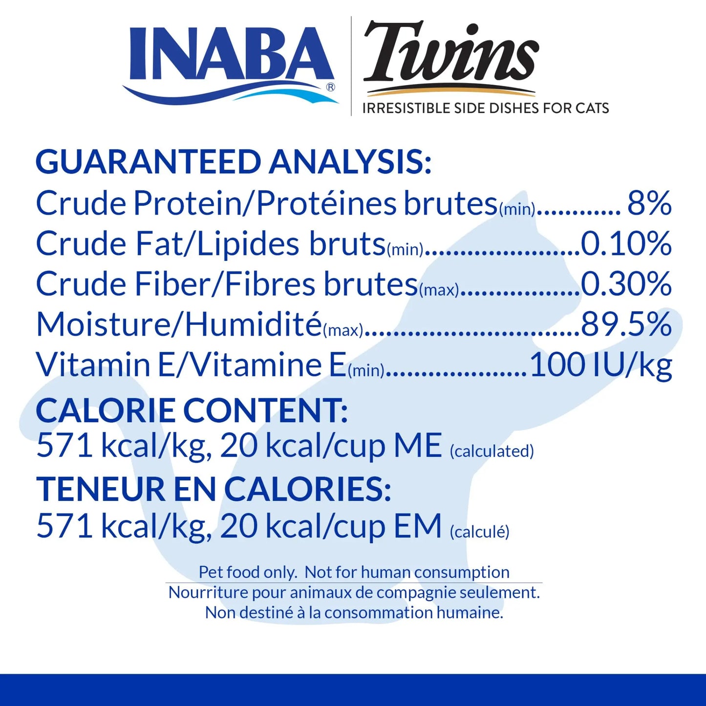 INABA Twins for Cats, Tuna & Chicken with Salmon Recipe 70g INABA