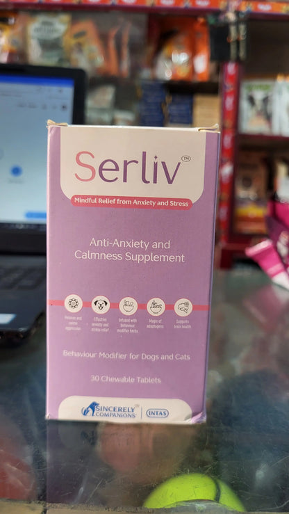 Intas Serliv Tablets for dogs & cats, 30 tabs Amanpetshop-