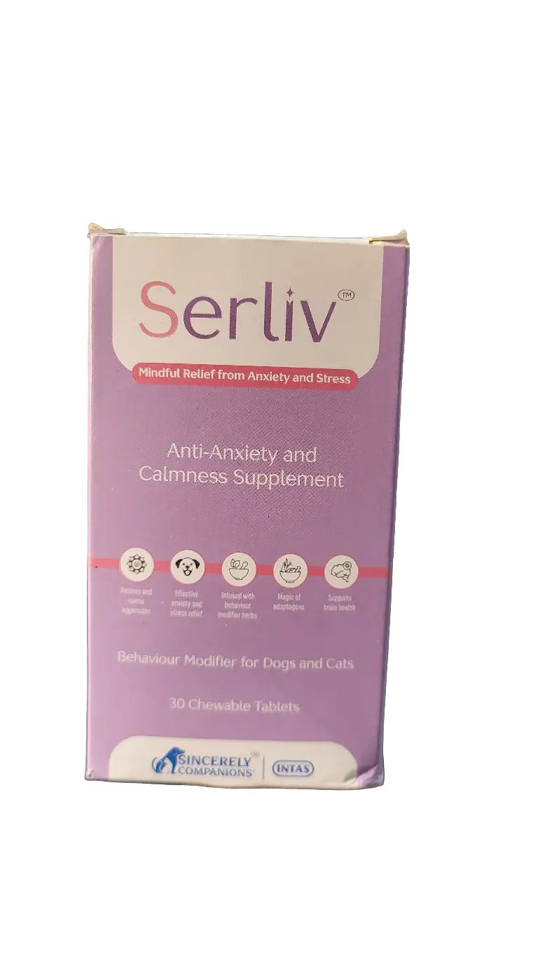 Intas Serliv Tablets for dogs & cats, 30 tabs Amanpetshop-