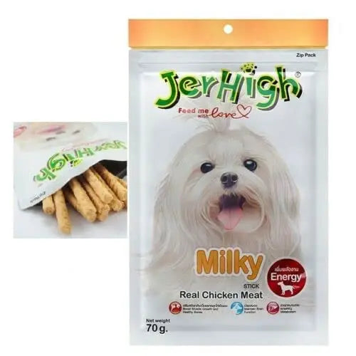 JerHigh Milk Stix StickYoung Adult Dog Treats, 100 Grams JerHigh