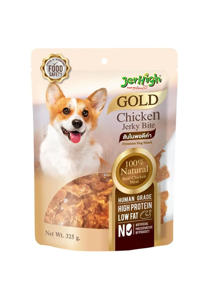 Jerhigh K-SY Jerky Dog Treats, Chicken Jerky x 1 (300gm) + Chicken Soft Jerky x 1 (300 gm)+ Jerky Bites x 1 (300gm) (Pack of 3) Sold by DogsNCats JerHigh