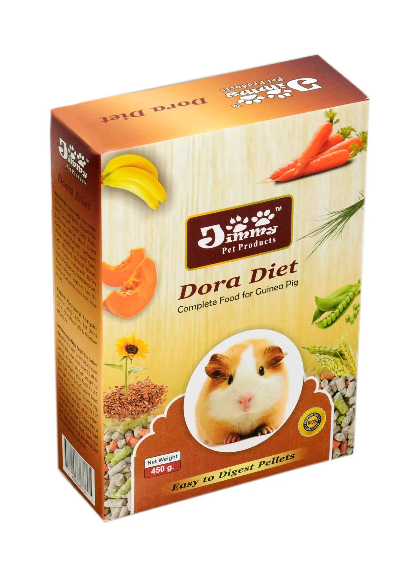 JiMMy Pet Products Dora Diet Food for Guinea Pig 900 g JiMMy Pet Products