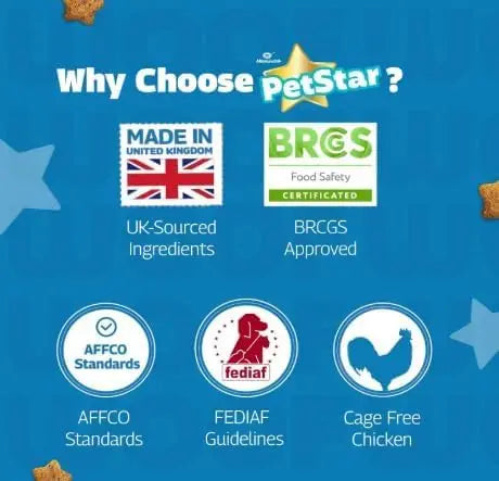 Mankind Petstar Adult Dry Dog Food (High Protein) Salmon & Rice Flavor, 10 kg Pack | Improves Muscle & Strength, Supports Immunity, Protects Liver & Kidney PETSTAR