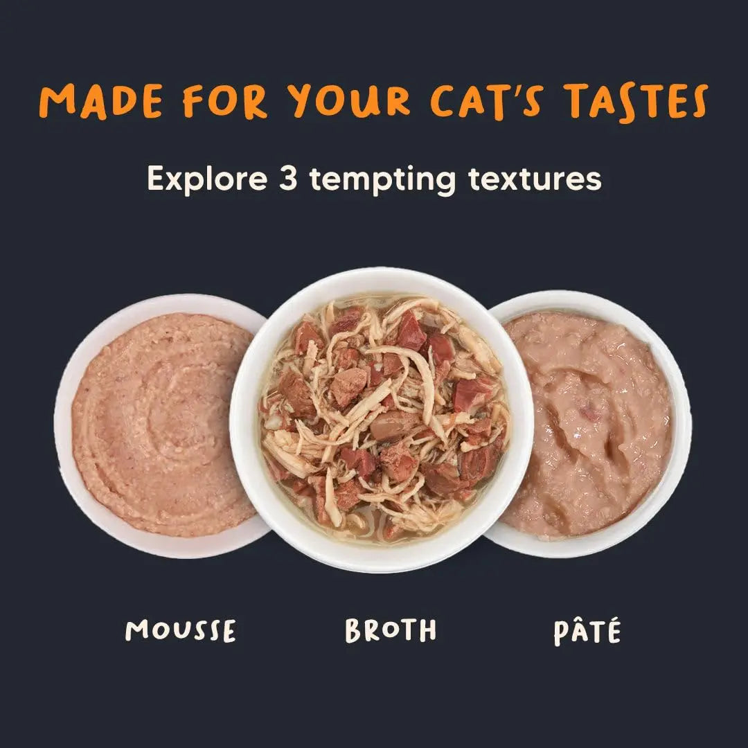 Meowsi by HUFT Chicken Breast in Broth Cat Food - 80 gm | Tender & Juicy Meal for Persian & All Breeds | Rich in Protein & Essential Nutrients for All Life Stages Heads Up For Tails