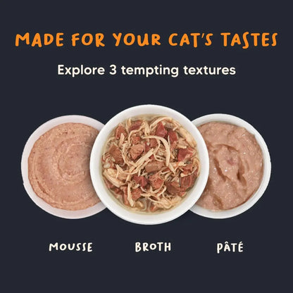 Meowsi by HUFT Chicken Breast in Broth Cat Food - 80 gm | Tender & Juicy Meal for Persian & All Breeds | Rich in Protein & Essential Nutrients for All Life Stages Heads Up For Tails