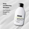 Moe Puppy 2-in-1 Dog Shampoo & Conditioner | Deshedding & Detangling for Long or Double Coat | Aloe Vera & Avocado Oil | Remove Odor & Dirt | Long-Lasting Freshness, pH Balanced, Paraben-Free(300 ml) Moe Puppy