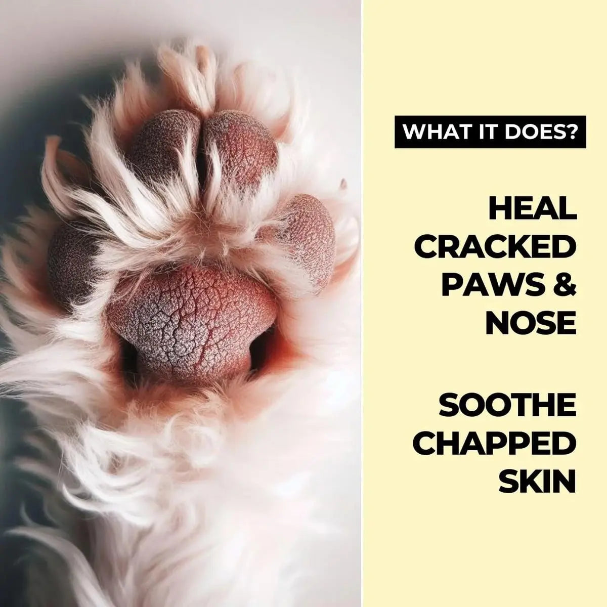 Moe Puppy Natural Paw Balm for Dogs & Cats | Lick Safe Paw Balm for Cracked & Dry Paws and Nose | Heals, Repairs & Moisturizes Paws, Elbows & Dry Itchy Nose (30 g) (Pack of 1) Moe Puppy