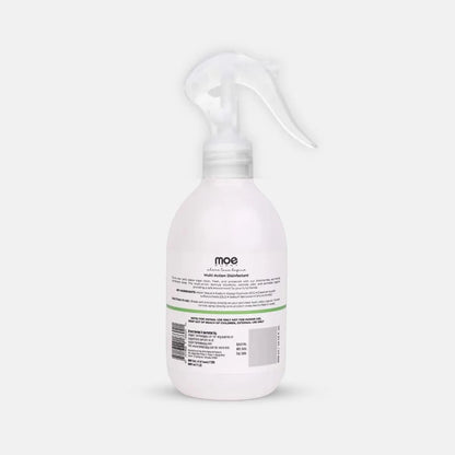 Moe Puppy Pet Safe Disinfectant & Odor Eliminator Spray | Kills 99.9% Germs | Non-Toxic Surface Cleaner for Hard & Soft Surfaces | Ideal for Litter Area, Pet bed, Toys, Leash, Collar, (300ml) Moe Puppy