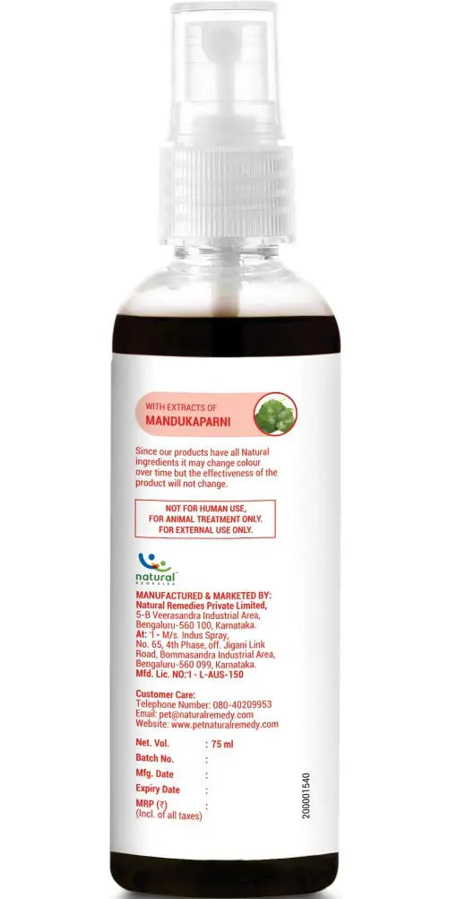 Natural Remedies Combo Topicure & Reliflam Spray for Pets, Wound Healing, Itch Relief, Lick Safe, All-Natural Ingredients, Pet Friendly, Allergy Relief for Dogs, Cats, & Pups, 75ml Each (Pack of 2) Natural Remedies