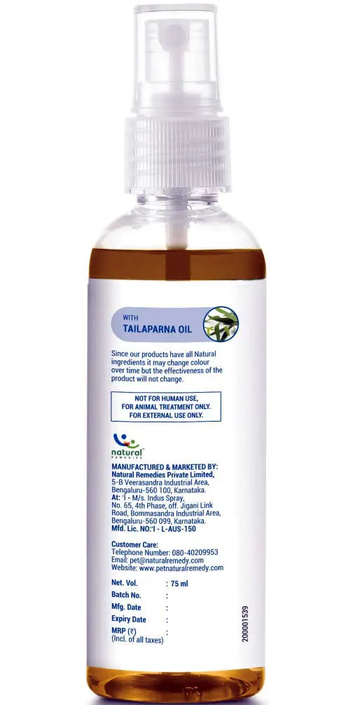 Natural Remedies Combo Topicure & Reliflam Spray for Pets, Wound Healing, Itch Relief, Lick Safe, All-Natural Ingredients, Pet Friendly, Allergy Relief for Dogs, Cats, & Pups, 75ml Each (Pack of 2) Natural Remedies