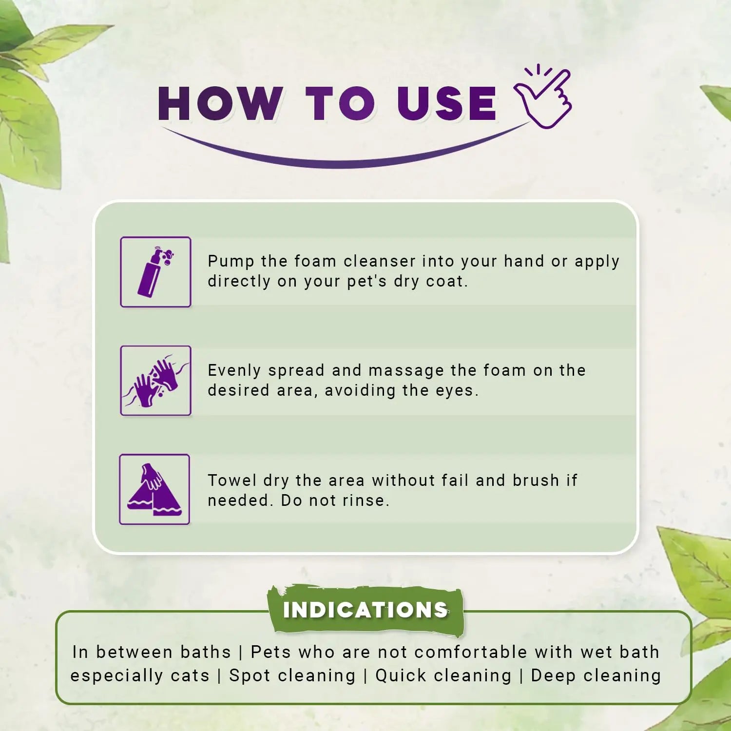 Natural Remedies Fresh Me Up Mild Waterless Foam Cleanser Dry Shampoo for Dogs, Cats & Pups of All Breeds, Moisturizer & Conditioner, Daily Use, Lick Safe, Natural and Safe, 450 Ml (Pack of 1) Natural Remedies