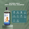 Natural Remedies Lush Me Up Mild Anti-Hairfall Shampoo for Dogs, Cats & Pups of All Breeds, Reduces Hair Fall and Restore Softness and Bounce, Cleans & Conditions, Natural and Safe, 350 ml Natural Remedies