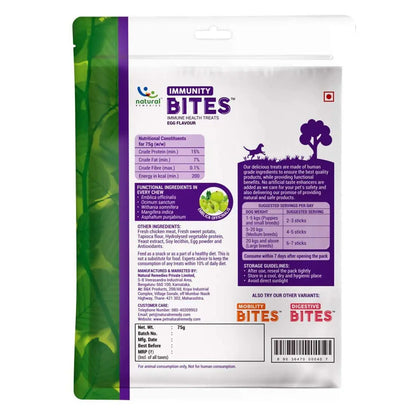 Natural Remedies Smart Bites Training and Development Treats, Junior Bites, Puppy Growth Treats, Immunity Bites, Natural & Safe for Dogs, Cats and Pups of All Breeds (Combo Pack of 3, 75 gm Each) Natural Remedies