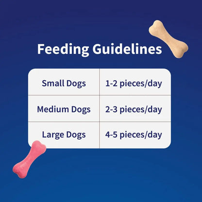 NutriWag Chicken Calcium Chew Bones Dog Treats – 500 gm | Protein & Calcium Rich | Supports Strong Bones & Teeth | Healthy Chews for All Breeds & Life Stages | No Added Preservatives NutriWag