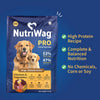 NutriWag Pro Active by HUFT, Chicken & Vegetable Dog Dry Food – 20 kg | Complete & Balanced High Protein Diet for Active Dogs | Strong Muscles & Healthy Digestion NutriWag