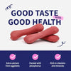 NutriWag Strawberry Calcium Chew Bones Dog Treats – 200 gm | Tasty & Nutritious Chews | Supports Strong Bones & Teeth | Ideal for All Breeds & Life Stages NutriWag