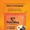 Nutriwag Wet Dog Food 300 gm | Pack of 10 | Balanced Meals with Chicken, Pumpkin, Rice & Vegetables | High Protein Dog Food | No Added Flavours | Human-Grade Ingredients | All Life Stages NutriWag