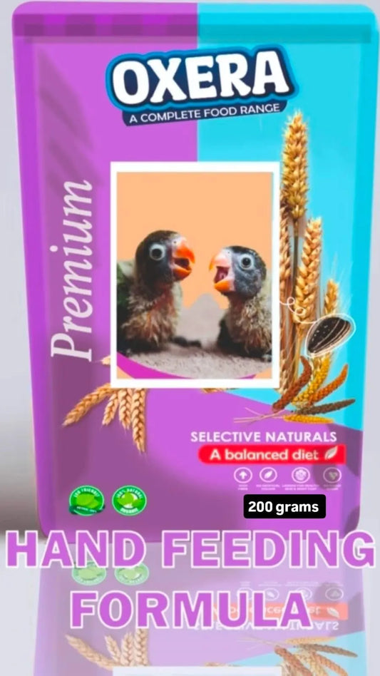 OXERA PRENIUM HANDFEEDING Formula for All Baby Birds Breed Size 200 GRAM OXERA