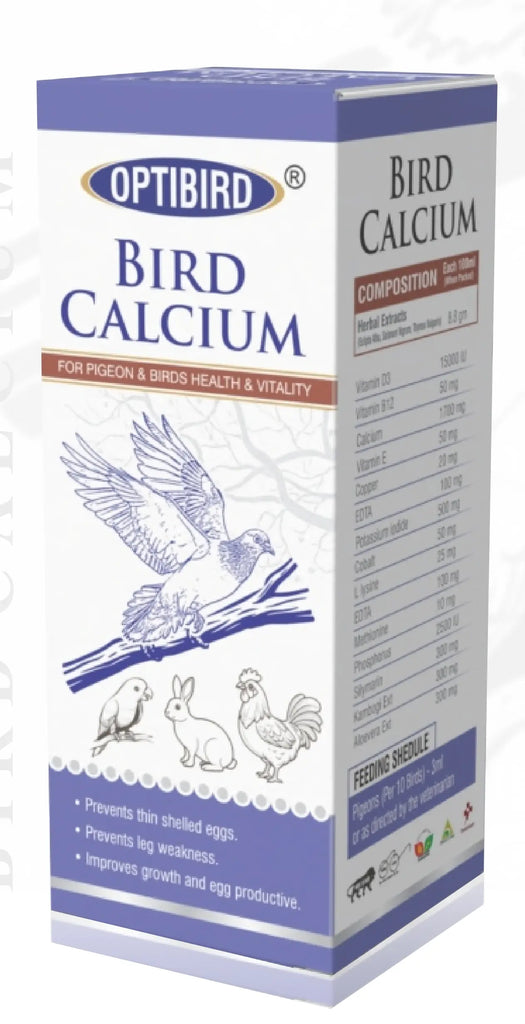 Optibird bird calcium 100ml Amanpetshop-
