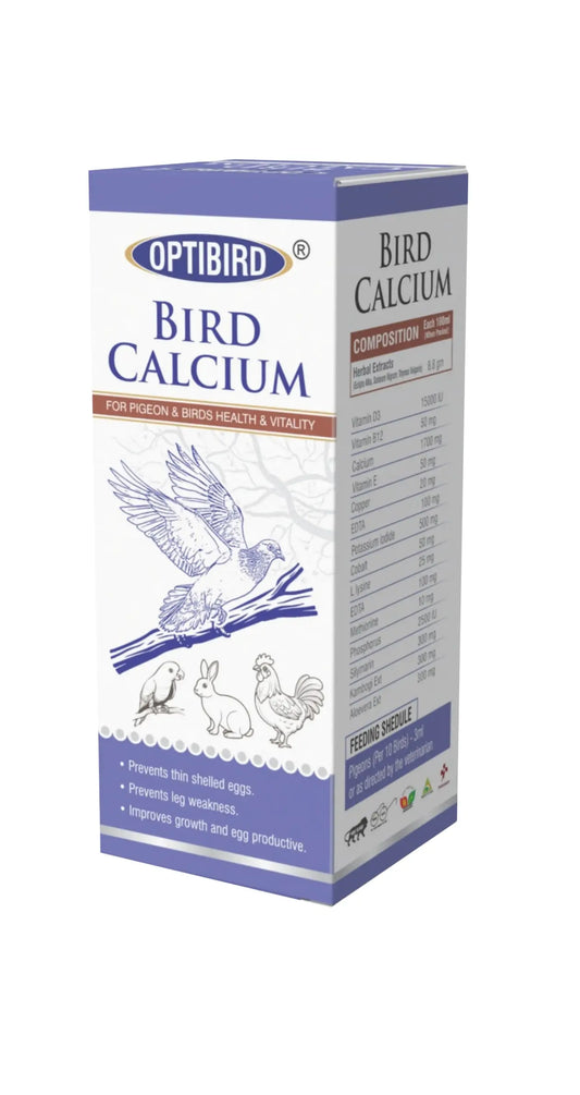 Optibird bird calcium 100ml Amanpetshop-