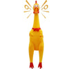 PSK PET MART Squeaky Yellow Chicken Rubber, Chicken Large Hen Toy for Playing Kids and Pets (Pack of 1) PSK PET MART