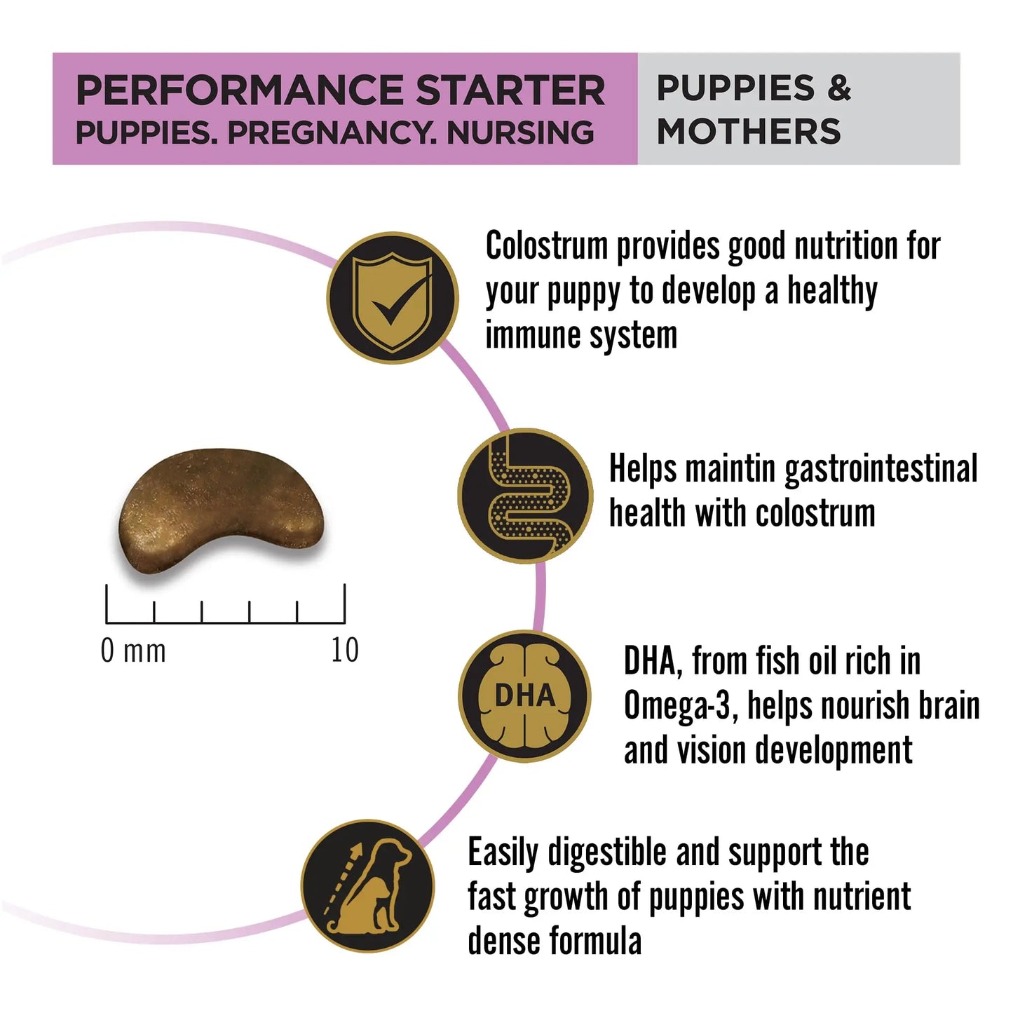 PURINA PRO Plan Performance Kibble Starter, Puppies & Mothers, 3 Kg Pack PURINA