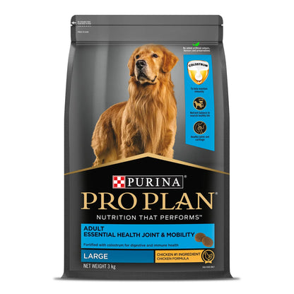 PURINA Pro Plan Adult Dog Kibble Food for Large Breed Dogs, 3Kg Pack PURINA