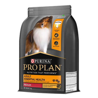 PURINA Pro Plan Adult Dog Kibble Food for Medium Sized Dogs, 3Kg Pack PURINA