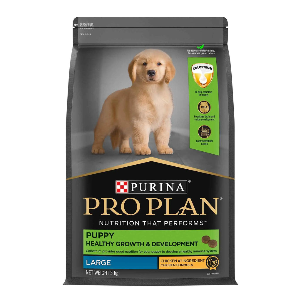 PURINA Pro Plan Puppy Kibble Food for Large Sized Dogs, 3Kg Pack PURINA