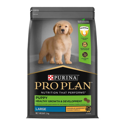 PURINA Pro Plan Puppy Kibble Food for Large Sized Dogs, 3Kg Pack PURINA