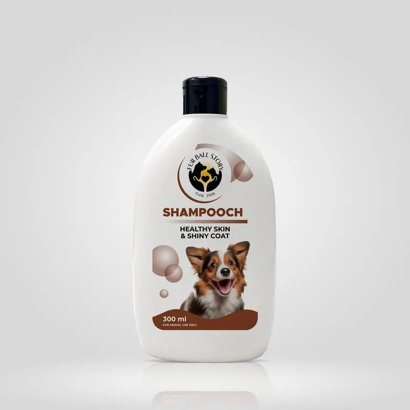 Fur Ball Story Shampooch Healthy Skin and Shiny Coat Dog Shampoo (300 ml) | for Dogs/Puppies Shiny and Clean Coat FUR BALL STORY