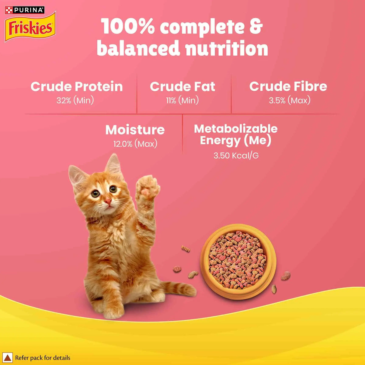 Purina Friskies Kitten Discoveries, Dry Food for Kitten, 1kg Pack PURINA