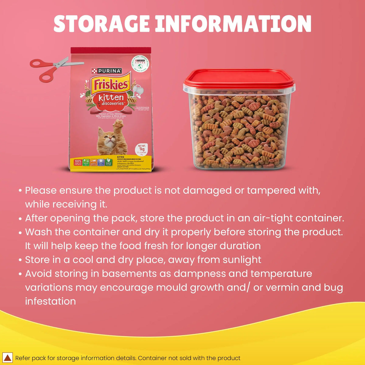 Purina Friskies Kitten Discoveries, Dry Food for Kitten, 1kg Pack PURINA
