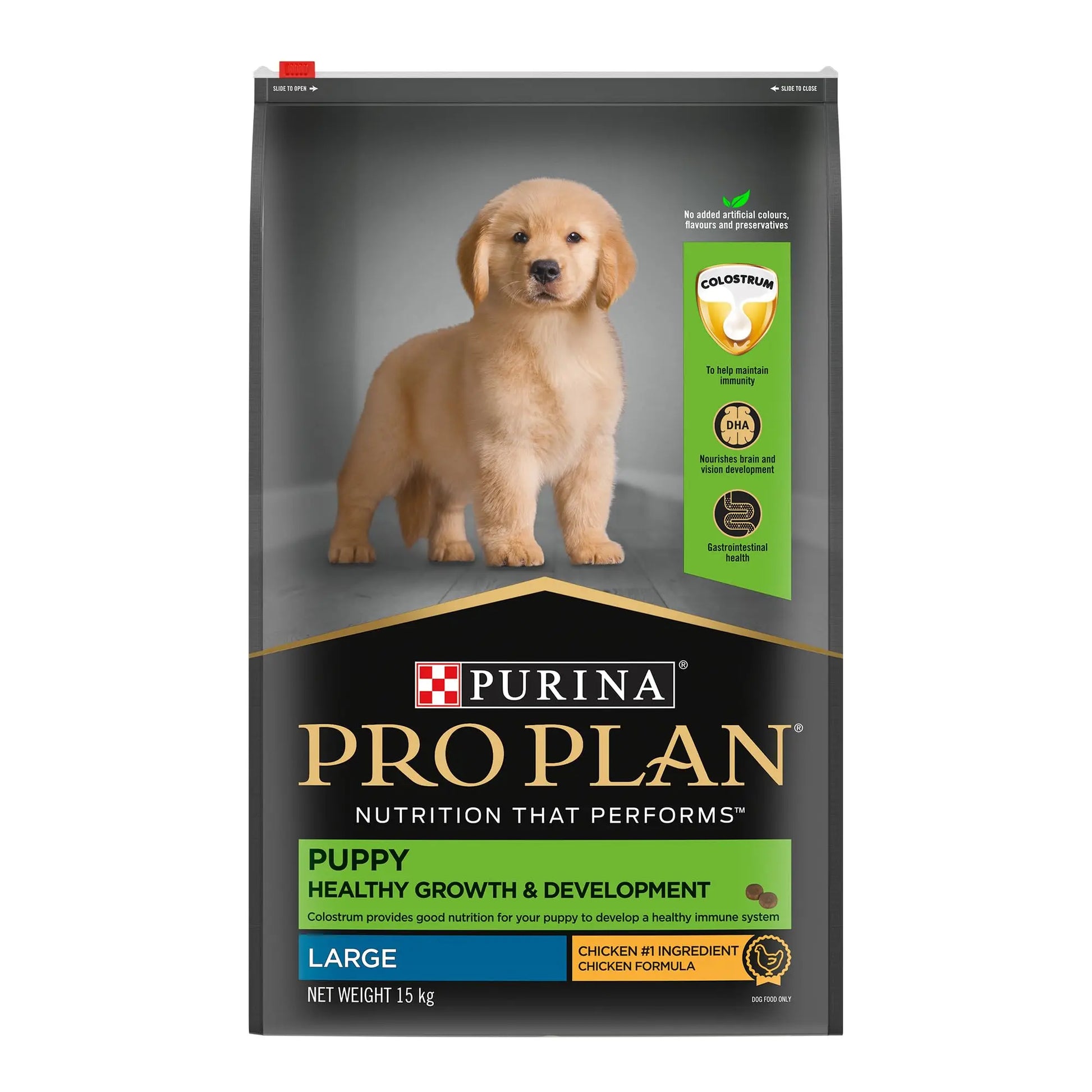 Purina PRO Plan Puppy Food for Large Sized dogs-15 Kg,Pebbles PURINA