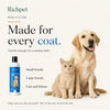 Richpet Anti Tick Flea Shampoo for Dogs and Cats (300ml), Neem Herbal Pet Shampoo for Itching and Skin Care Richpet