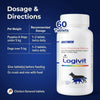 Richpet Logivit Dog Multivitamin Tablets with Chicken Flavour (60-Tablets), Daily Health Supplement for Dogs & Cats with Vitamins, Minerals and Omega 3‑6 Richpet