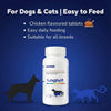 Richpet Logivit Dog Multivitamin Tablets with Chicken Flavour (60-Tablets), Daily Health Supplement for Dogs & Cats with Vitamins, Minerals and Omega 3‑6 Richpet